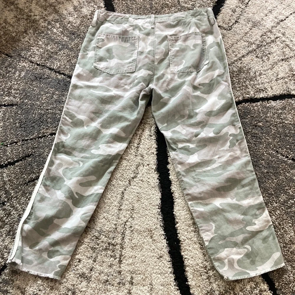 💙 Mother The Shaker Chop Crop Fray Desert Print - Picture 8 of 15